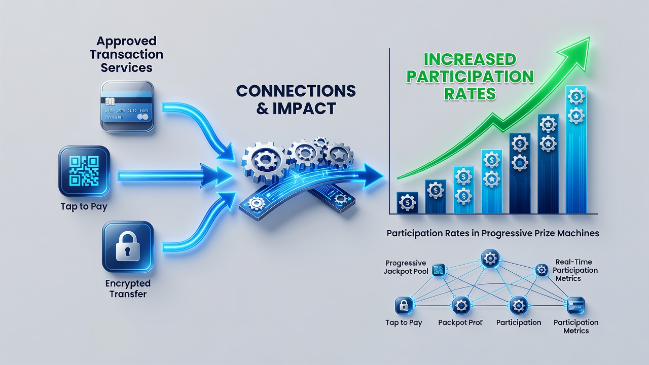 Data visualization showing participation rate trends linked to transaction service approvals in Swiss progressive jackpot environments
